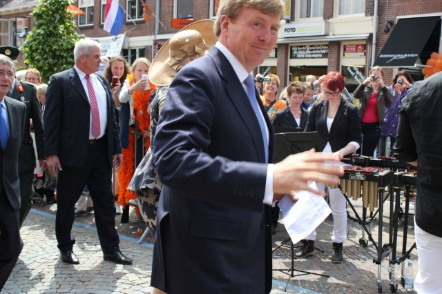 Bezoek Koningspaar in Vianen